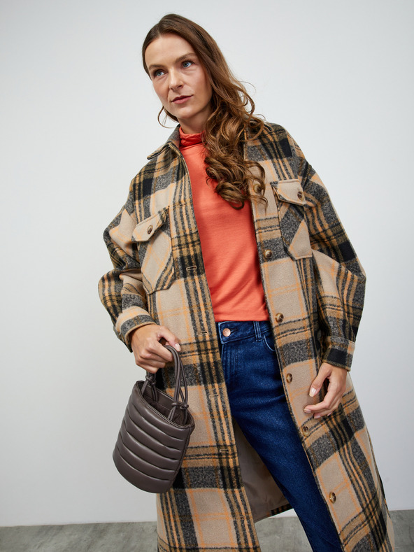 ZOOT.lab Korallfarbener Damen-Rollkragenpullover ZOOT.lab Alto