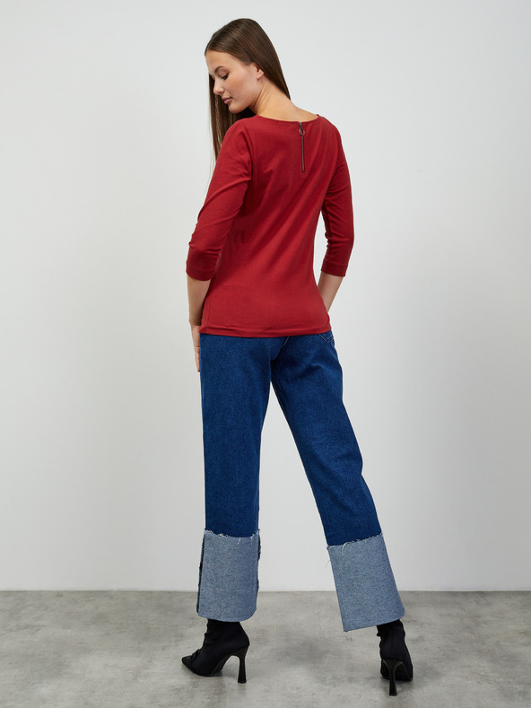 ZOOT.lab Rotes Damen Basic-T-Shirt ZOOT.lab Zion