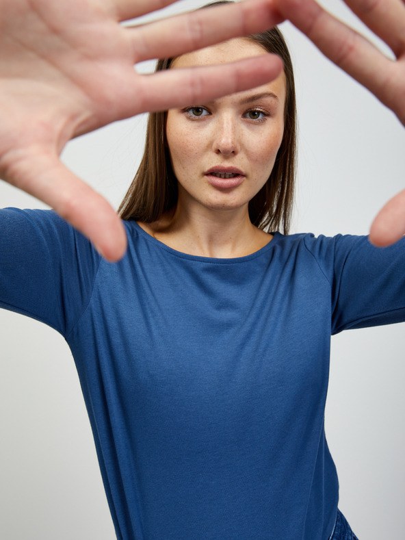 ZOOT.lab Blaues Damen Basic-T-Shirt ZOOT.lab Zion