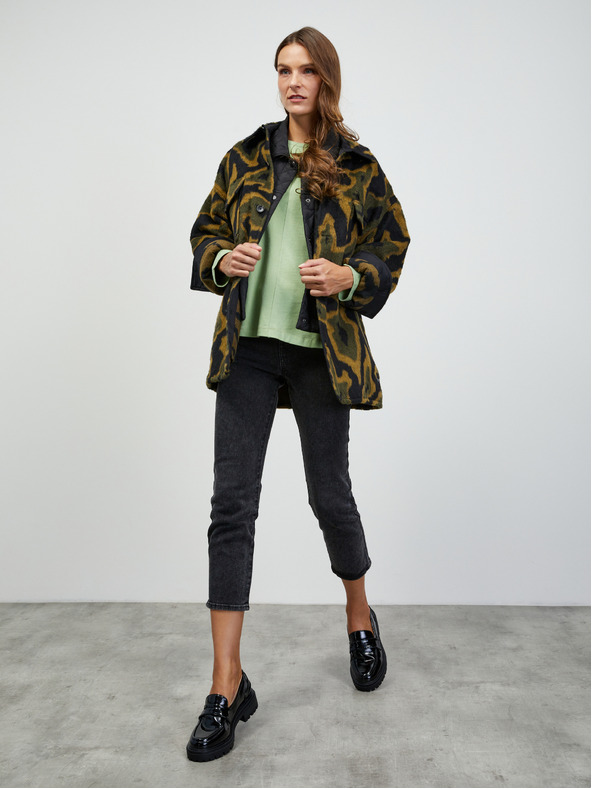 ZOOT.lab Hellgrünes Damen-Langarm-Basic-T-Shirt ZOOT.lab Bambie