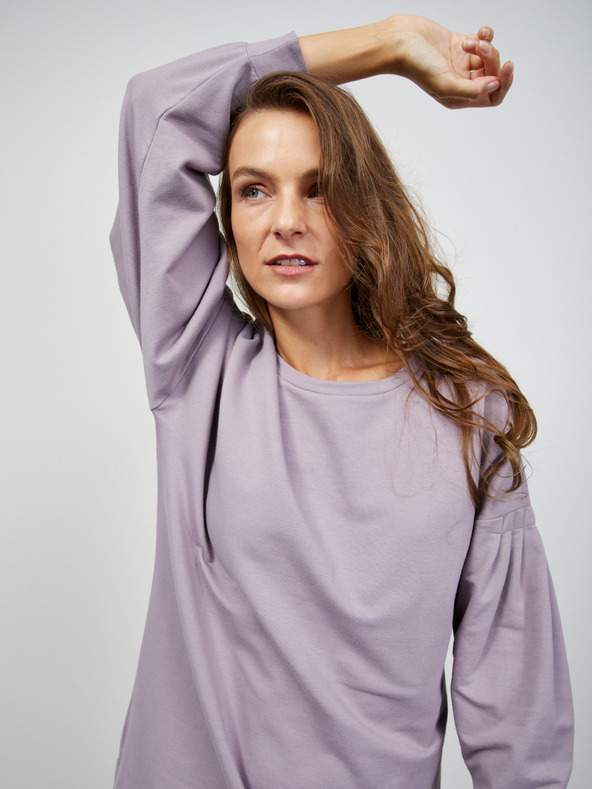 ZOOT.lab Hellviolettes Sweatshirt Grundkleid ZOOT.lab Sloane
