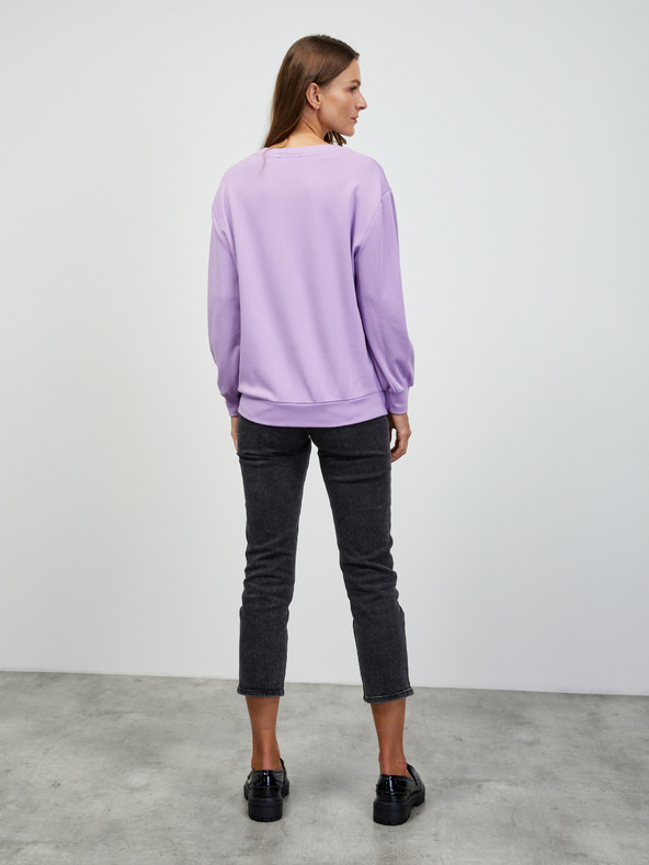 ZOOT.lab Hellvioletter Damen-Basic-Kapuzenpullover ZOOT.lab Brooklin