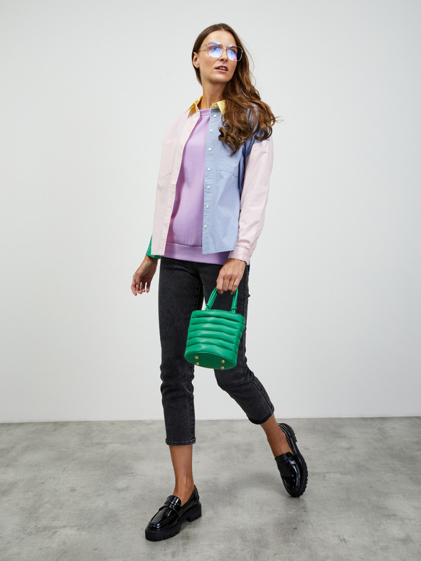 ZOOT.lab Hellvioletter Damen-Basic-Kapuzenpullover ZOOT.lab Brooklin