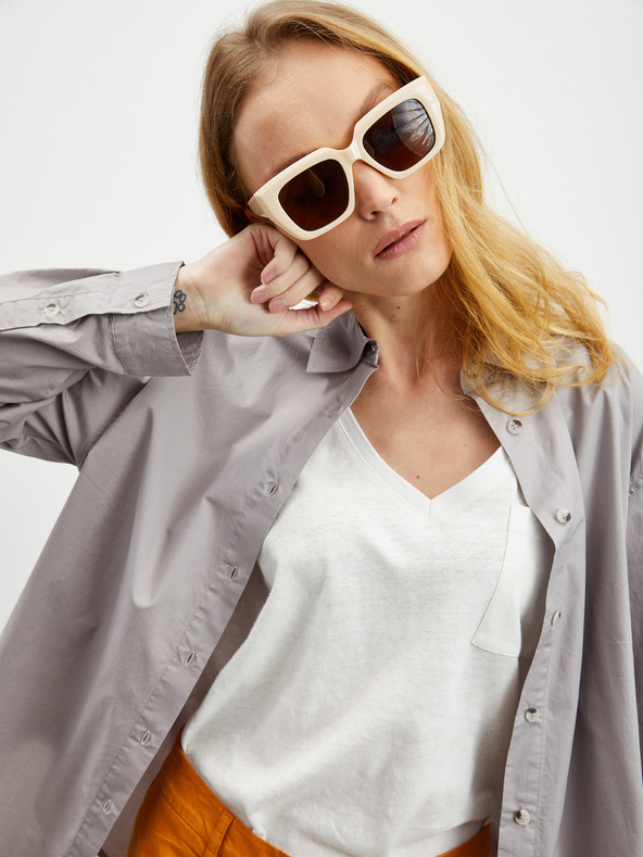 ZOOT.lab Hellgraues Damenhemd in Übergröße ZOOT.lab Rosalinde