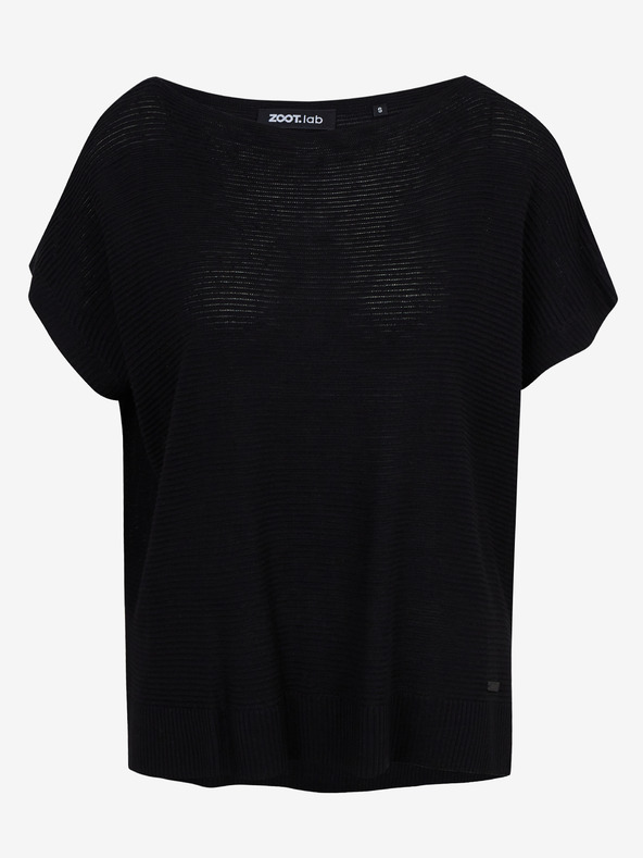 ZOOT.lab Schwarze Damen Pulloverweste mit Leinen ZOOT.lab Danae