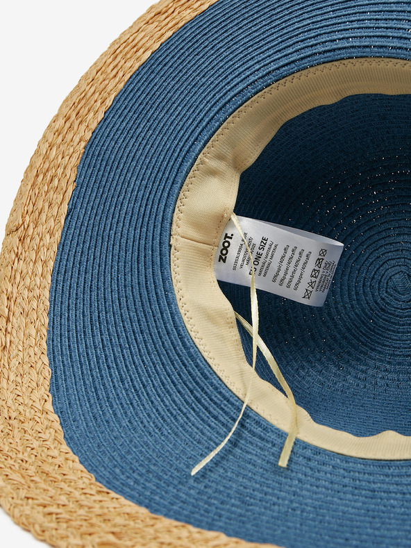 ZOOT.lab Braun-blauer Damen-Strohhut ZOOT.lab Lysbet