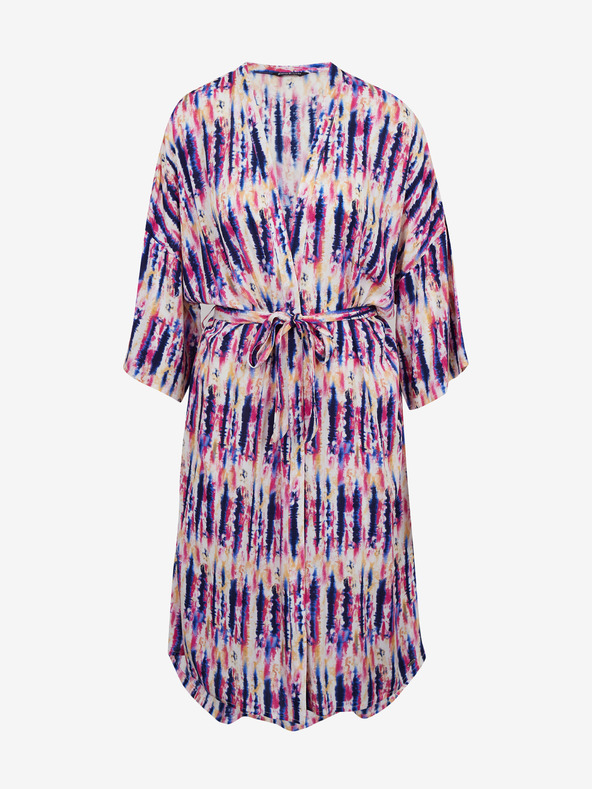 ZOOT.lab Rosa und lila gemustertes Wickelkleid für Damen ZOOT.lab Fifi