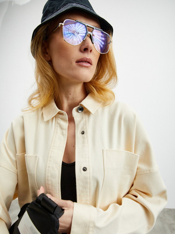 ZOOT.lab Cremefarbenes Oversize-Damenoberteil ZOOT.lab Becca