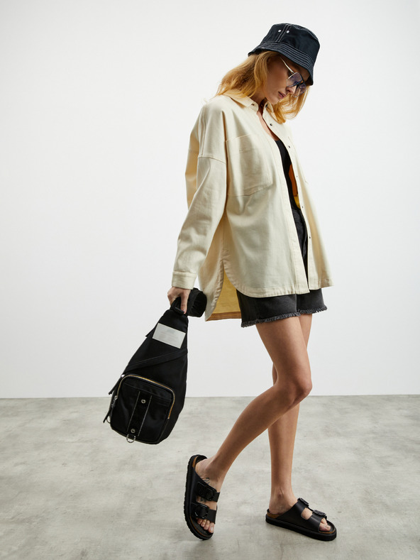 ZOOT.lab Cremefarbenes Oversize-Damenoberteil ZOOT.lab Becca