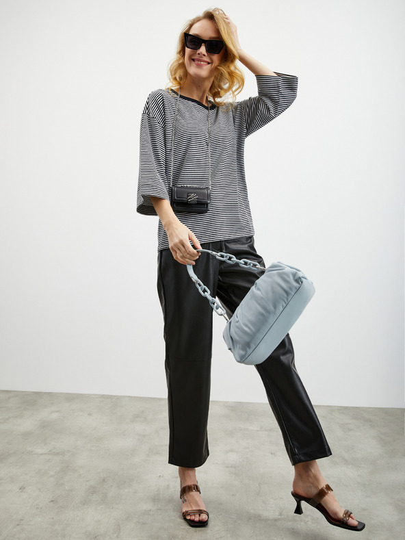 ZOOT.lab Schwarzes gestreiftes Damen-T-Shirt ZOOT.lab Dolly