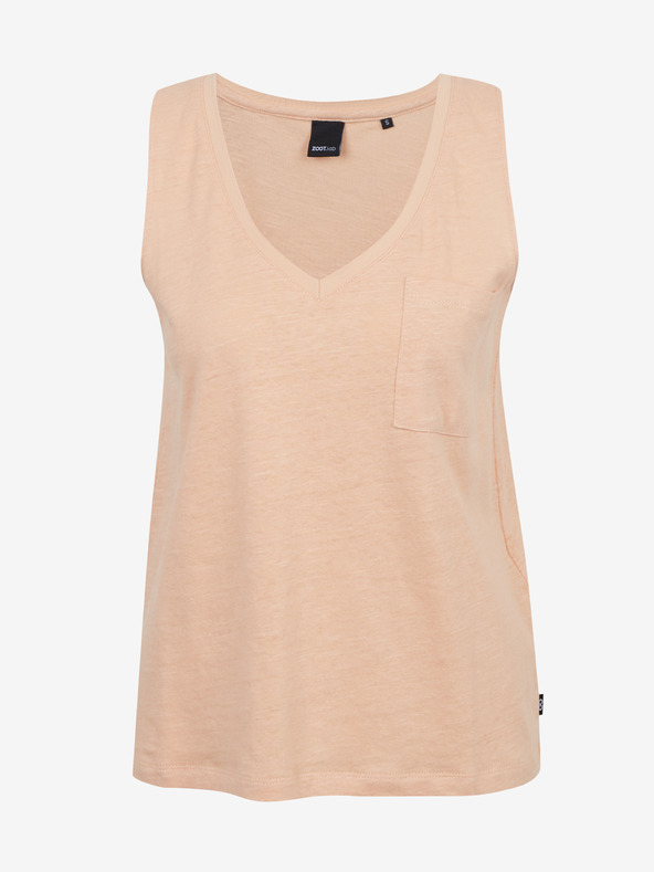 ZOOT.lab Apricotfarbenes Damen-Tank-Top aus Leinen ZOOT.lab Josi