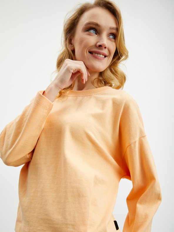 ZOOT.lab Orangefarbenes Damen-Sweatshirt in Übergröße ZOOT.lab Briar