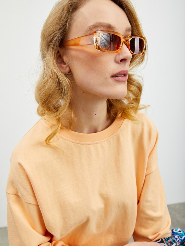 ZOOT.lab Orangefarbenes Damen-Sweatshirt in Übergröße ZOOT.lab Briar