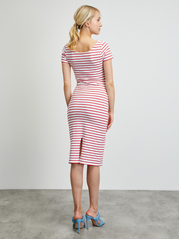 ZOOT.lab Rot-weiß gestreiftes Basic-Kleid ZOOT.lab Junne