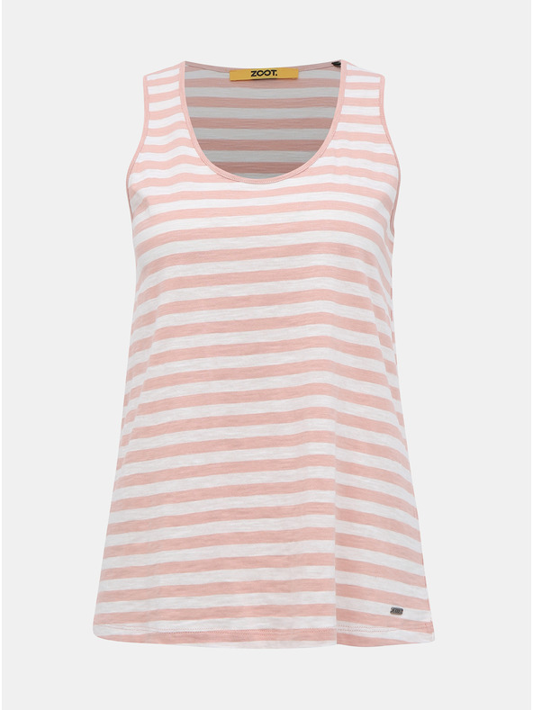 ZOOT.lab Weiß-rosa gestreiftes Damen-Tank-Top ZOOT.lab Josefina