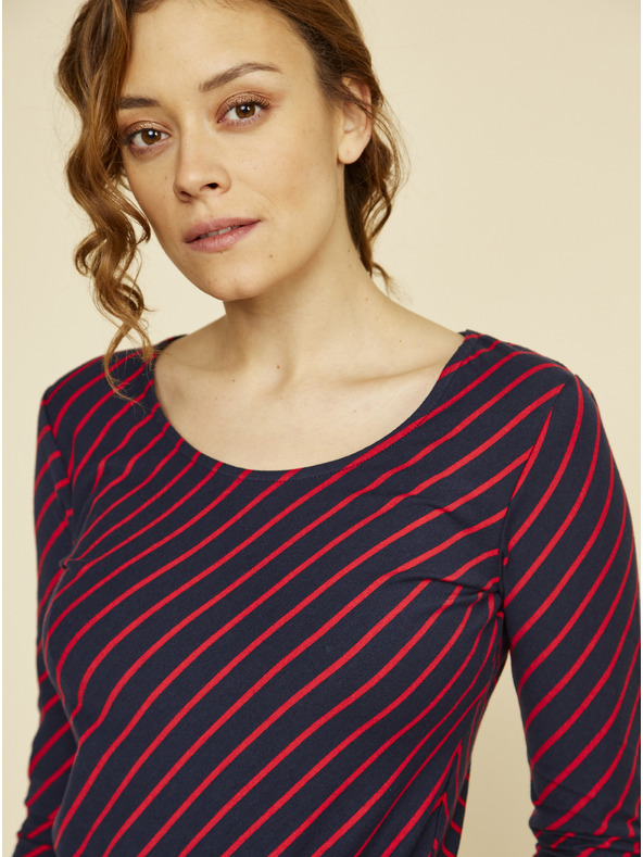 ZOOT.lab Dunkelblau gestreiftes Damenhemd ZOOT.lab Karin