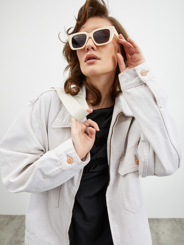 ZOOT.lab Schwarzes lockeres Damenshirt mit Druck ZOOT.lab Rozy