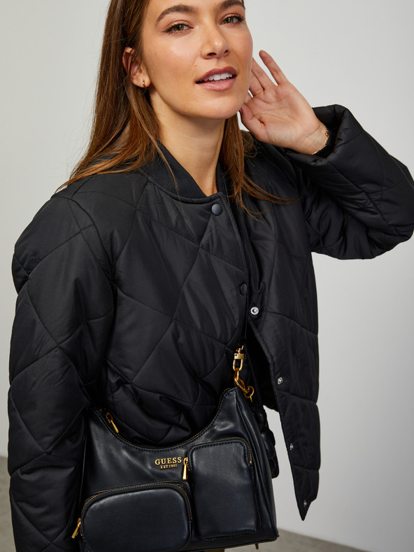 ZOOT.lab Khakifarbener Damen-Kunstlederrock mit Krawatte ZOOT.lab Ryoko