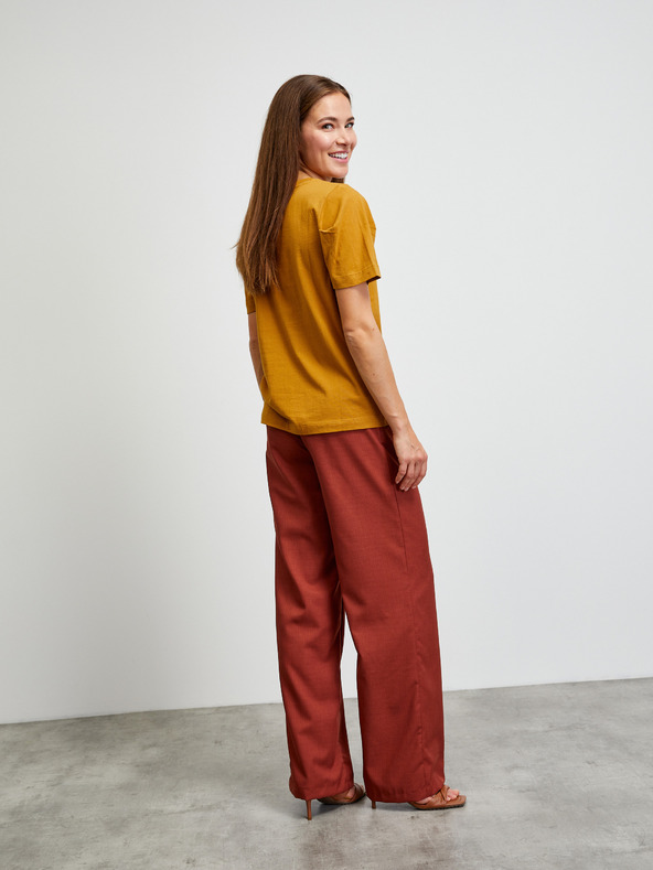 ZOOT.lab Senfgelbes Kurzarm-T-Shirt METROOPOLIS von ZOOT.lab Leora