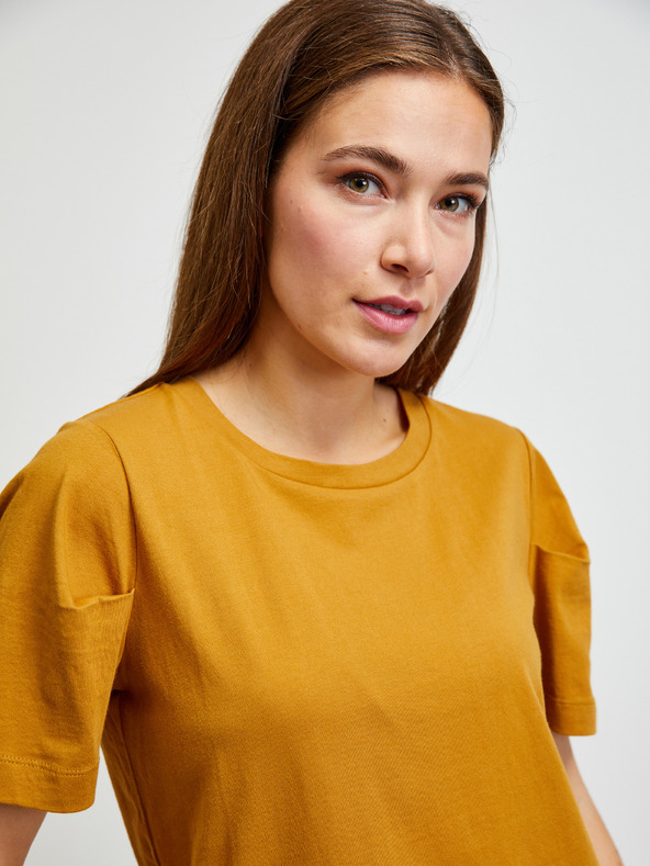 ZOOT.lab Senfgelbes Kurzarm-T-Shirt METROOPOLIS von ZOOT.lab Leora