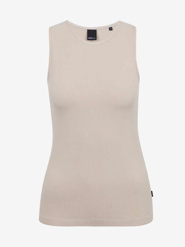 ZOOT.lab Beigefarbenes geripptes Damen-Tanktop ZOOT.lab Reza