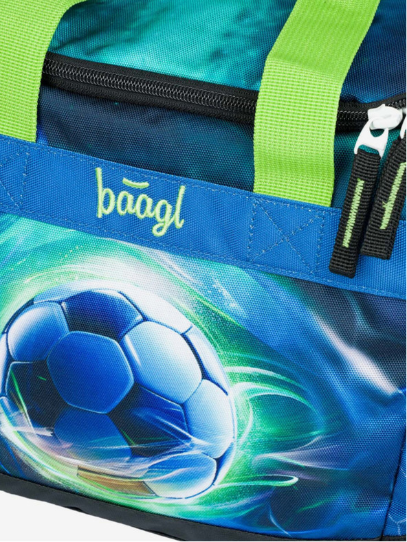 BAAGL  Blaue Kinder-Sporttasche Fußball Ball Baagl