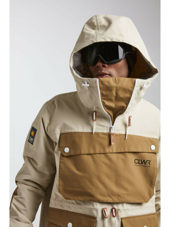 Tenson Herren-Snowboardjacke Colourwear Essential M Beige