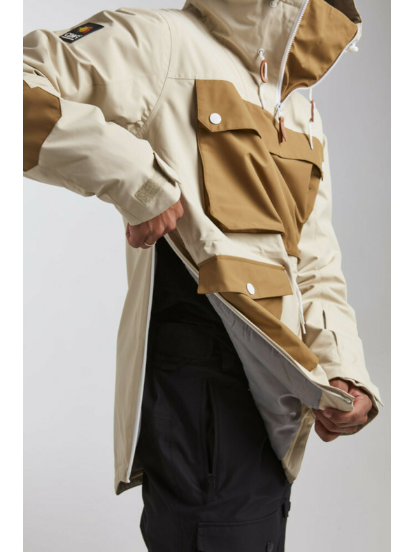 Tenson Herren-Snowboardjacke Colourwear Essential M Beige