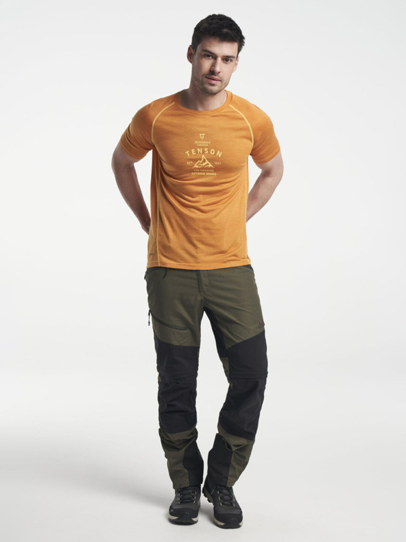 Tenson Herren TENSON Himalaya Wool Tee M dunkelorange