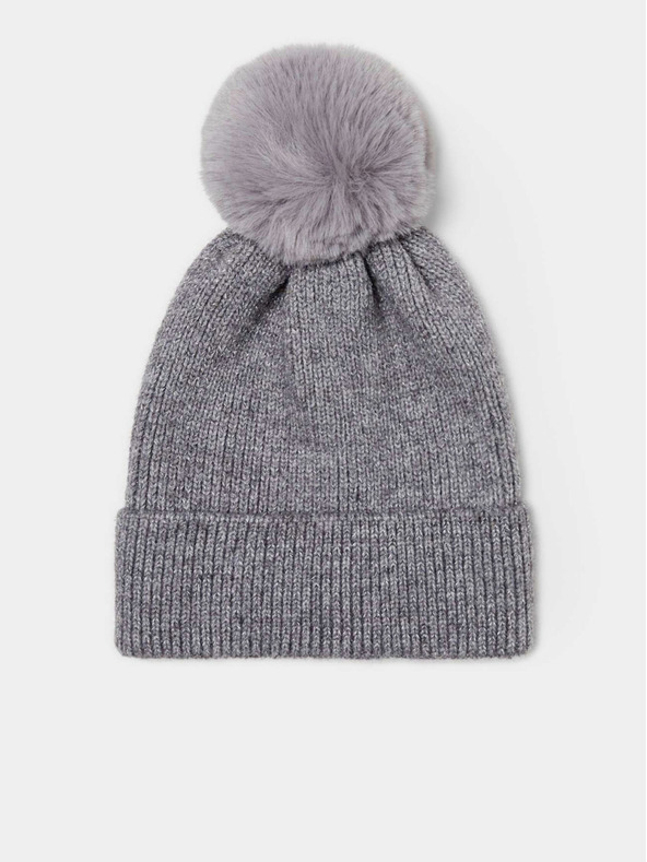 Moodo Graue Damenmütze Moodo