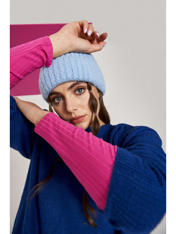 Moodo Hellblaue Damenmütze Moodo