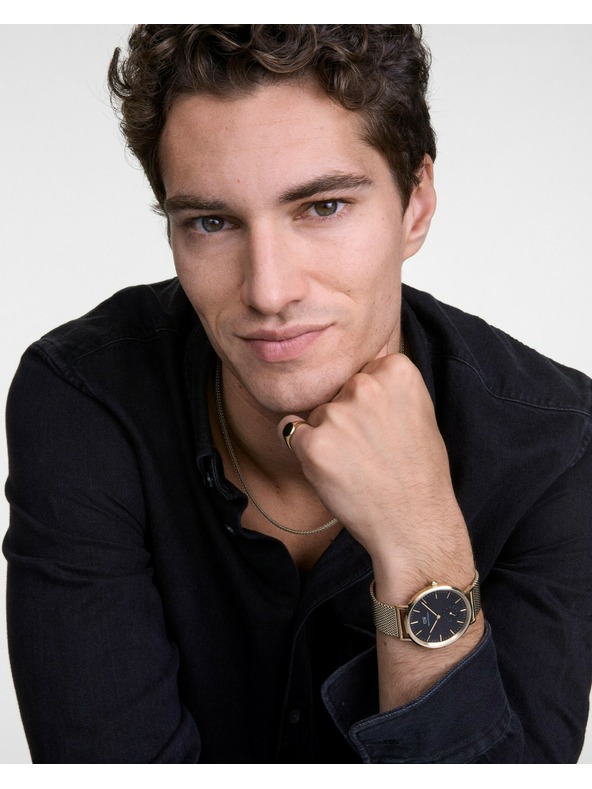 Daniel Wellington Goldene Edelstahl Kette Daniel Wellington Mesh DW00401099