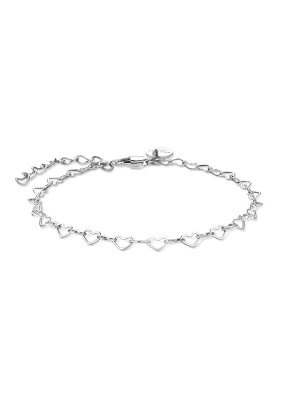 Rosefield Rosefield Armband in Silberfarbe Herz Kette JBHCS-J683