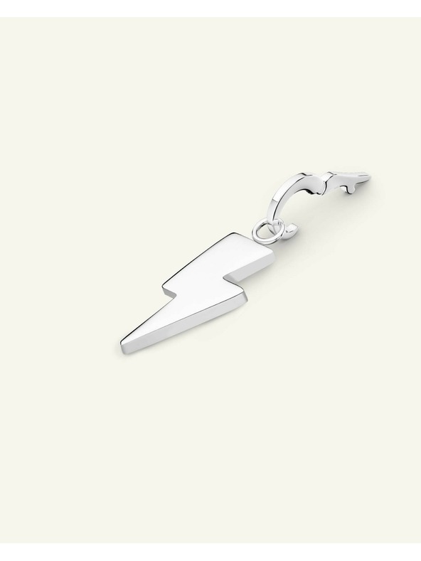 Rosefield Rosefield Anhänger Symbol Donner in Silberfarbe