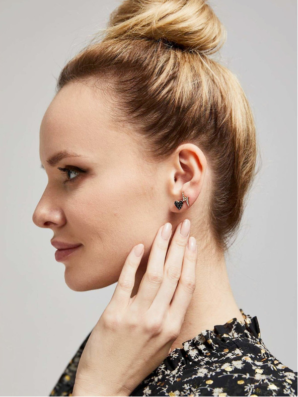 Moodo Satz Ohrringe in Goldfarbe Moodo