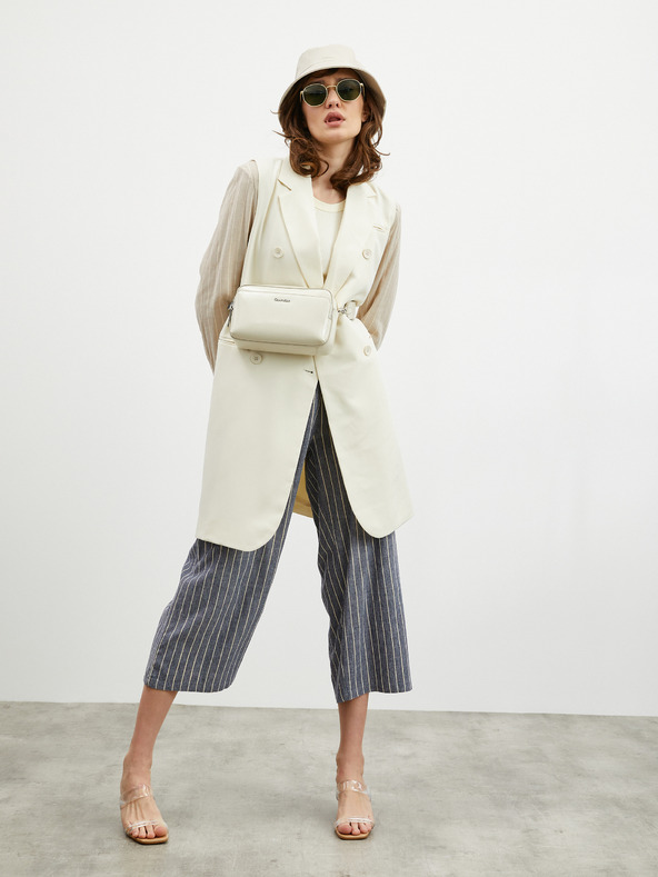 ZOOT.lab Beige gestreifter Damenblazer ZOOT.lab Ursala