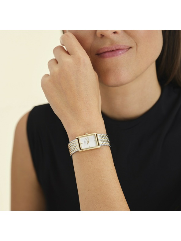 Rosefield Damen eckige Uhr Rosefield Heirloom HWDSG-H03