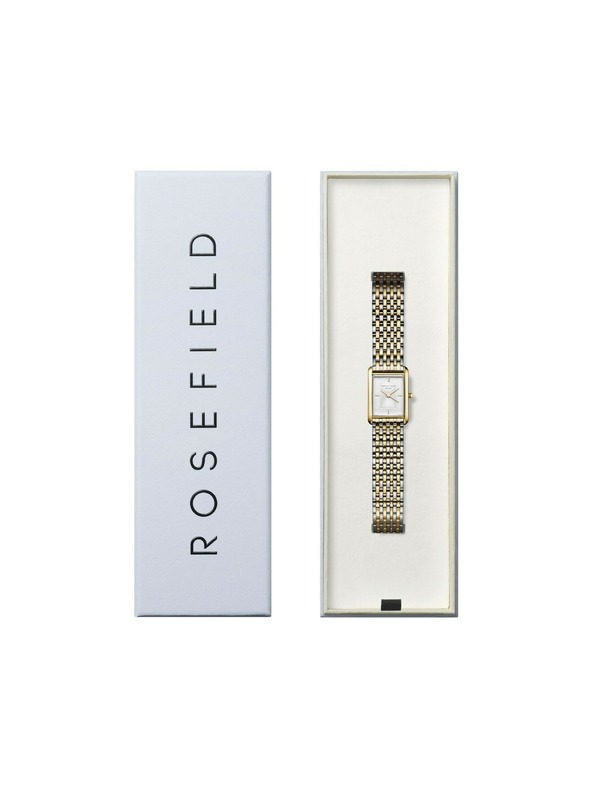 Rosefield Damen eckige Uhr Rosefield Heirloom HWDSG-H03
