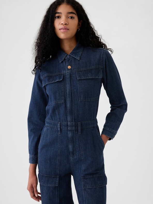 GAP Denim Cargo Overall Utility GAP