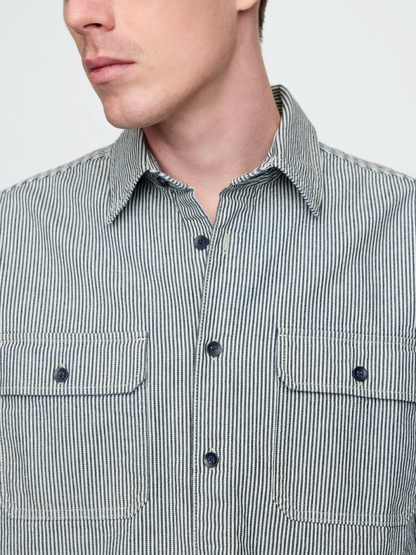 GAP Herren Oversize Jeanshemd Americana GAP