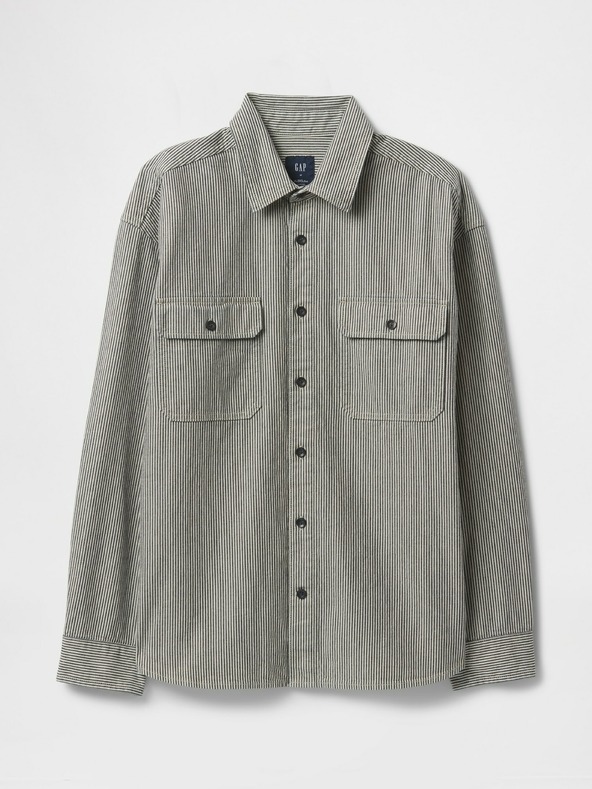 GAP Herren Oversize Jeanshemd Americana GAP