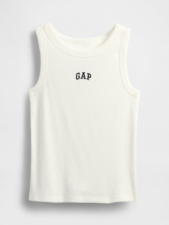 GAP Mädchen-Ripp-Tanktop mit Logo GAP