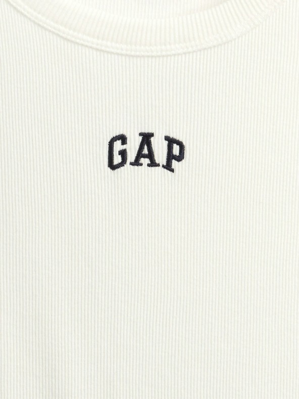 GAP Mädchen-Ripp-Tanktop mit Logo GAP