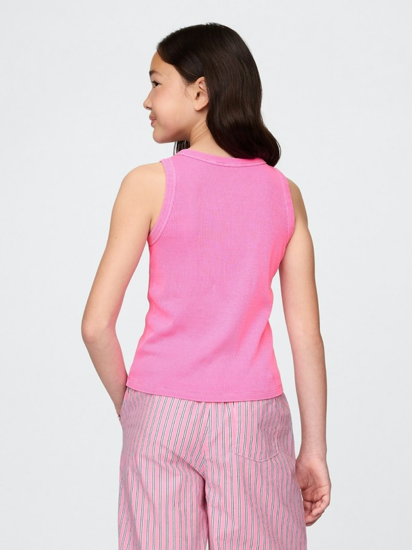 GAP Mädchen-Ripp-Tanktop mit Logo GAP