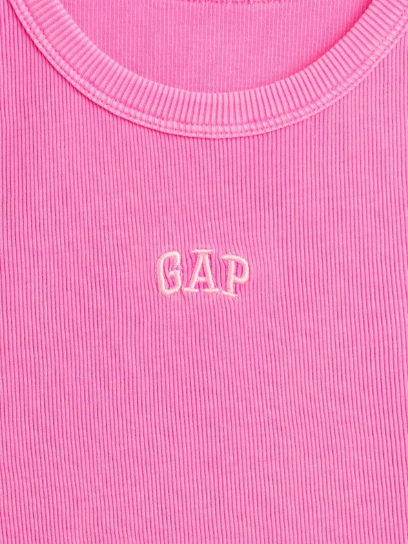 GAP Mädchen-Ripp-Tanktop mit Logo GAP