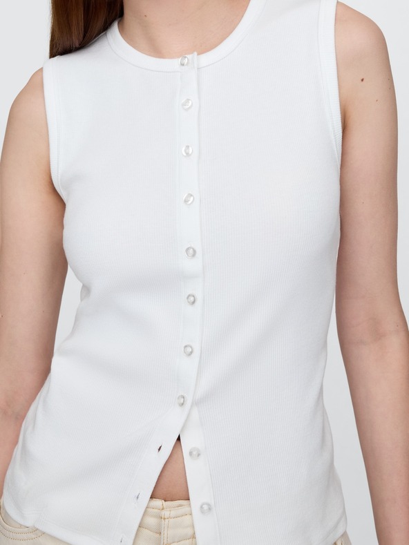 GAP Damen-Rippenstrick-Cardiganweste GAP