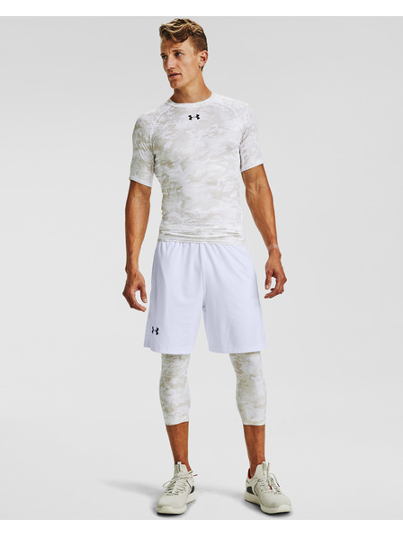 Under Armour Herren Kompression Leggings Under Armour HG 3/4 Print Leggings