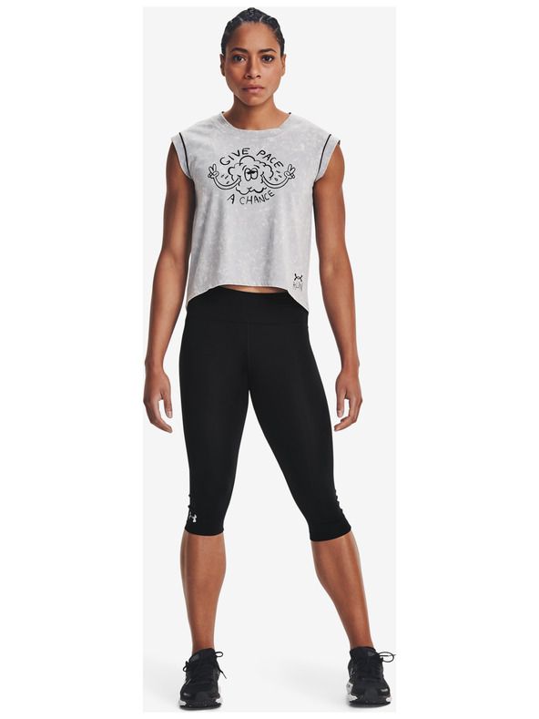 Under Armour Damen-T-Shirt Under Armour Give Pace A Chance SS