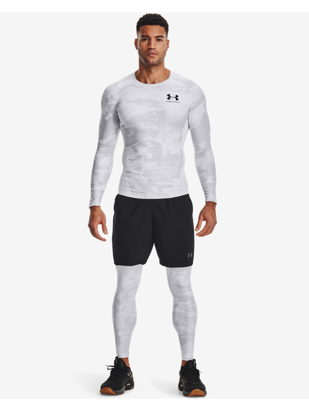 Under Armour Herren-Kompressions-T-Shirt Under Armour HG IsoChill Comp Print LS