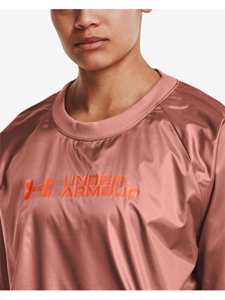 Under Armour Damen Sweatshirt Under Armour Recover Storm Woven Shine Crew